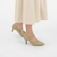 데일리슈 여성용 세이딘 메리제인 펌프스 힐 NB0705