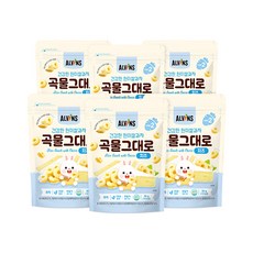 엘빈즈 건강한 현미쌀과자 곡물그대로, 30g, 6개, 치즈맛