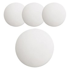 Aicle 中空車門防撞墊 大圓形 4件組, 1組, 白色