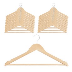OLIVING 木製衣架, 原木色, 20入