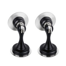 磁吸式門擋 黑色, 2個