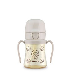 그로미미 카카오프렌즈 PPSU 빨대컵, 200ml, 1개, 얼그레이