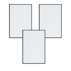 TILINS 最棒ELC 1個用蒙蓋 黑色+白色, 3個