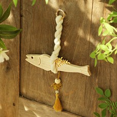 우리집을 지켜주는 굿럭 액막이 명태, 리프 태슬