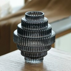 Mirnoa 玻璃吊燈室內裝飾擺件花瓶 MMM3523, 灰色