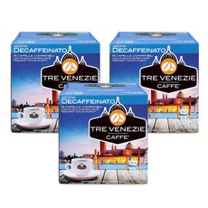 TRE VENEZIE Decaffeinato咖啡膠囊 多趣酷思咖啡機適用, 7g, 16顆, 3盒