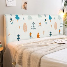 유니버셜 패턴 침대헤드커버, 스키장