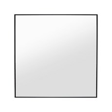 모카 심플블랙 욕실거울 800 x 800 x 5 mm, 혼합색상