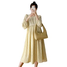 碎花孕婦連身裙