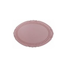 시라쿠스 로렐 리프 실리콘 방수 테이블 매트, 로렐 핑크, 44 x 30 cm, 1개