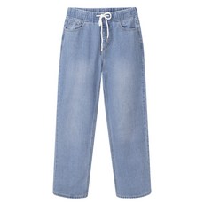 Raymon 男款Barbara鬆緊腰寬版牛仔褲