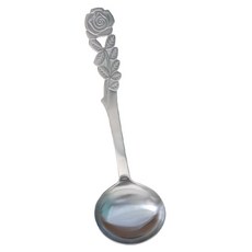 不鏽鋼玫瑰湯勺, 1個, 單一顏色