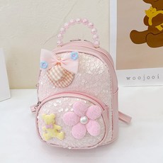 woojooi 女童款閃亮野餐亮片迷你後背包