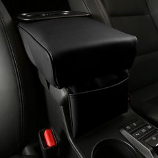 올인원 메모리폼 콘솔 쿠션, 블랙, 1개