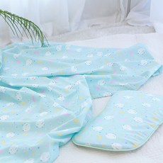 hwamo baby 莫代爾午睡被套2入組, 月亮小雞款