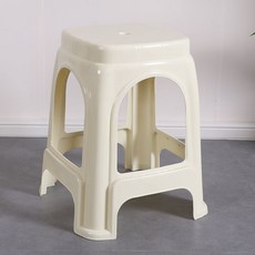 보조 간이 플라스틱 의자 2p, 화이트