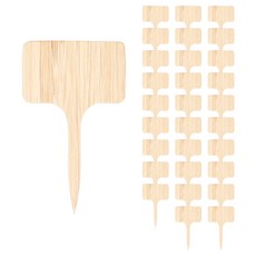 Softholic長方形盆栽名稱牌 30入, 單一顏色