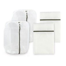 Rifun雙層洗衣袋 衣物用 2入+方形 M 2入, 1套
