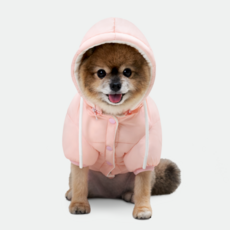 Neo FIT. 狗狗柔軟雲朵鋪棉外套, 柔和粉, 1個