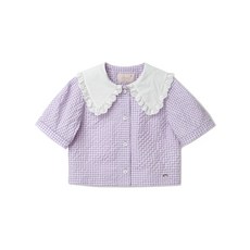 Perimitz 女童款夏日細褶大領子JP P2321B351