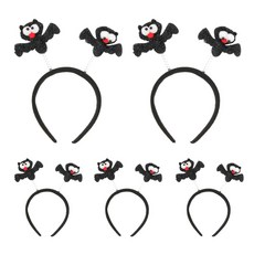 리빙다 러블리 할로윈 머리띠, 박쥐, 5개