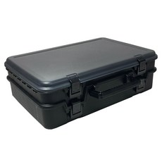 oasi 天才收納雙面釣具盒, 黑色