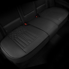 River Fox 座椅套 防染色 打孔 車用 全包覆型 坐墊 後座, 黑色, 1個