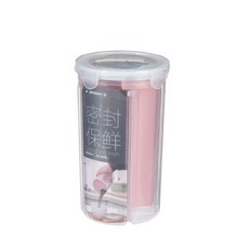 密封雜糧儲存罐 RD_909 4格, 粉色的