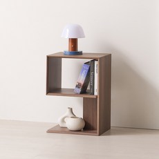 KRENCIA 多層多功能邊桌, 胡桃木色, 1個