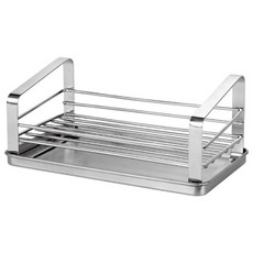 不鏽鋼廚房水槽瀝水架 TE0004, 單色, 1個