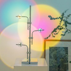 루아즈 북유럽 거실 인테리어 선셋 장스탠드 무드등 LUAZ-03J, 혼합색상