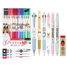 JAVAPEN 汪喵混合文具組, 隨機出貨, 1套