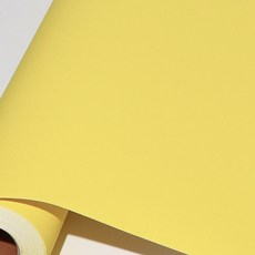 DECOMI 防焰單色壓花壁貼 DBF-205, 黃色, 50 x 250 cm