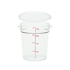 CAMBRO 圓形塑膠保存罐+蓋子, 1個