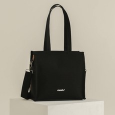 모슈 캔버스 쿨러백, BLACK, 1개 BLACK, 1개