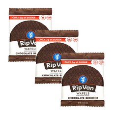 Rip Van 華夫餅 巧克力布朗尼風味, 33g, 3包