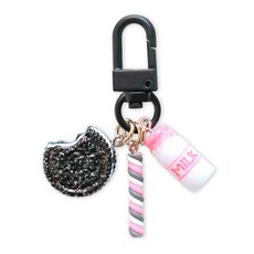 만행샵 트위스트 스틱 캔디 에어팟 키홀더 버즈키링, 쿠키, 1개