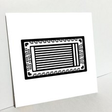 HTP 傳統圖案磚 橫條紋 年糕模 K0927 9368, 1個