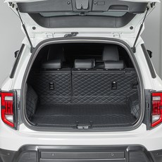 메이튼 토레스 순정컬러 트렁크매트, KGM 토레스 T5 러기지보드 무, 블랙