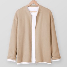 단군 남성용 투웨이 집업 골지 가디건