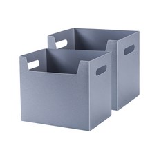 제이라이프 어레인지 팬트리 폴딩 수납 박스, 1단, 그레이