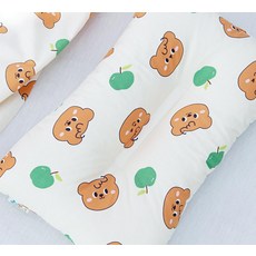 JEIYUNI 兒童純棉幼兒枕頭 - Rabong象牙白, 拉彭象牙
