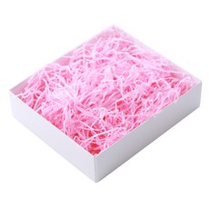 直條填充紙絲 500g, 粉紅色, 1個