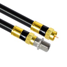 마하링크 국산 골드 고급형 RF 안테나 블랙 5C 연장 동축 수제작 케이블 3M, MLZ-GRA030(3m), 1개