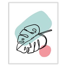 추상 일러스트 064 그림 인테리어액자 IDP-064, 화이트