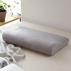 Tres Belle 支撐型可水洗空氣枕, 灰色, 1個