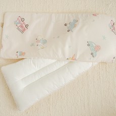 FORMONGDE 鮮奶油莫代爾防滑寬版枕頭, 恐龍噗噗