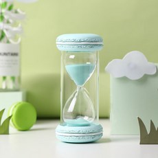 씨밀레 마카롱 디자인 모래시계, 04 그린