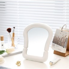 KOKA 麵包桌上型鏡子, 白色