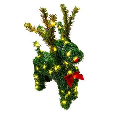 DRC 麋鹿樹 魯道夫 + 燈串花環套組, 黃色(燈串花環), 1個